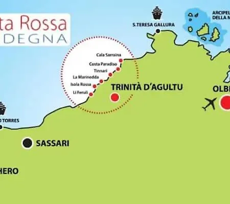 Domu Bonora - Relax Among Red Rocks And Pool * Costa Paradiso